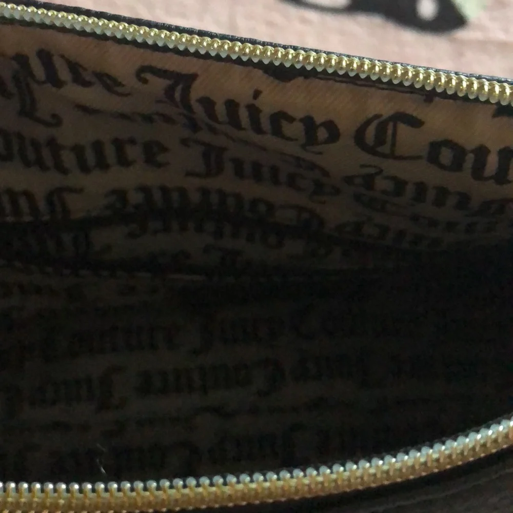 Juicy Couture Black & White Logo Satchel Bag